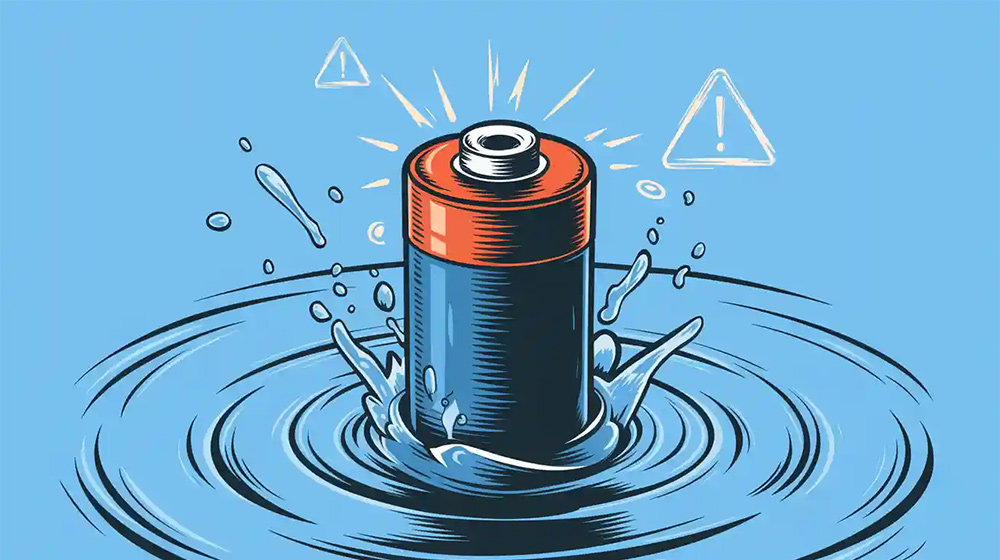 water-and-lithium-battery
