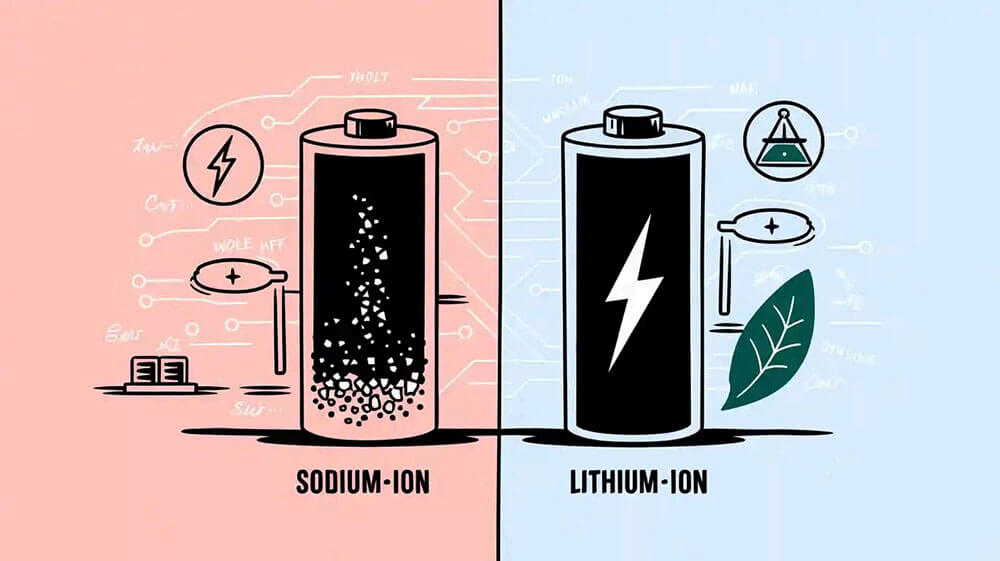Na-ion vs Li-ion batteries