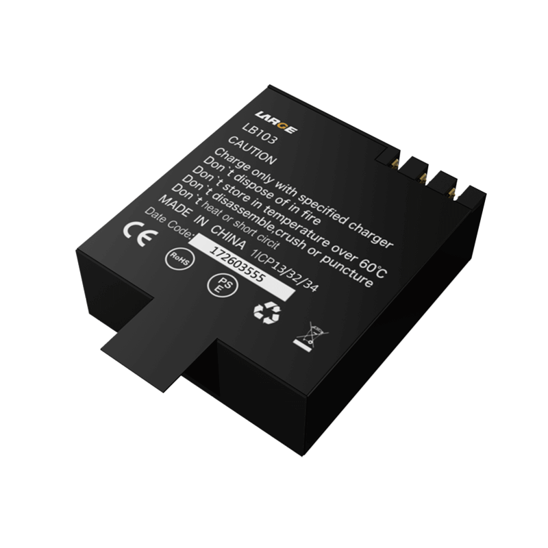 3.7V 1200mAh Lithium Polymer Battery for Sports Camera