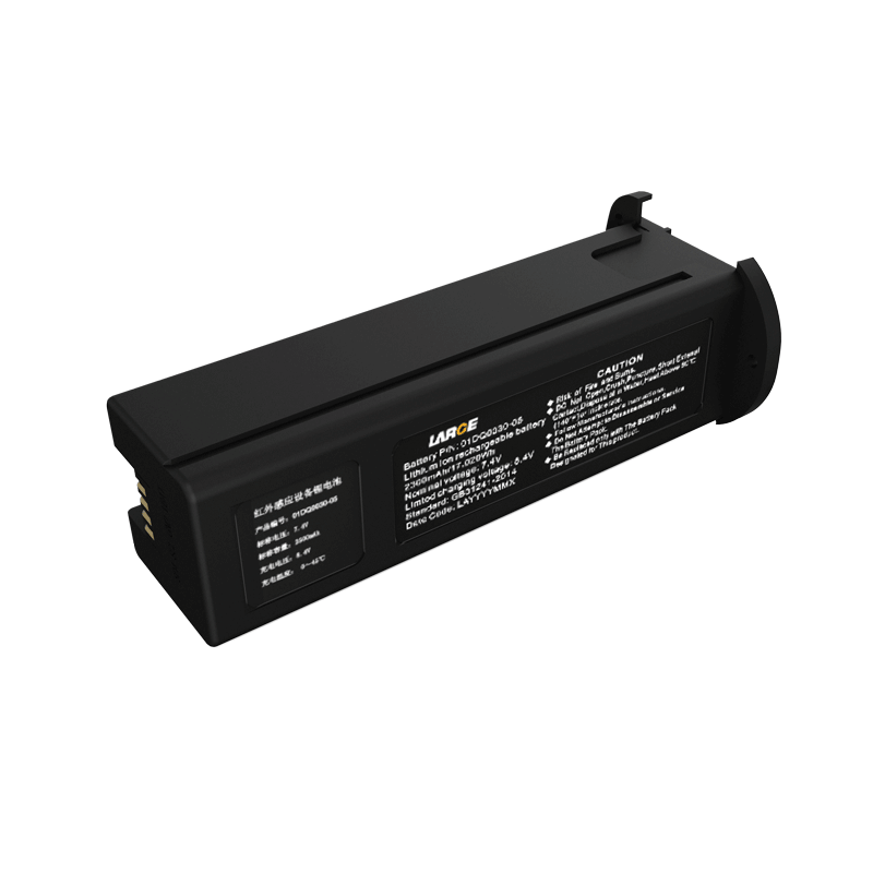 7.4V 2500mAh Polymer Lithium Ion Battery for Infrared Induction Equipment with I2C Communication
